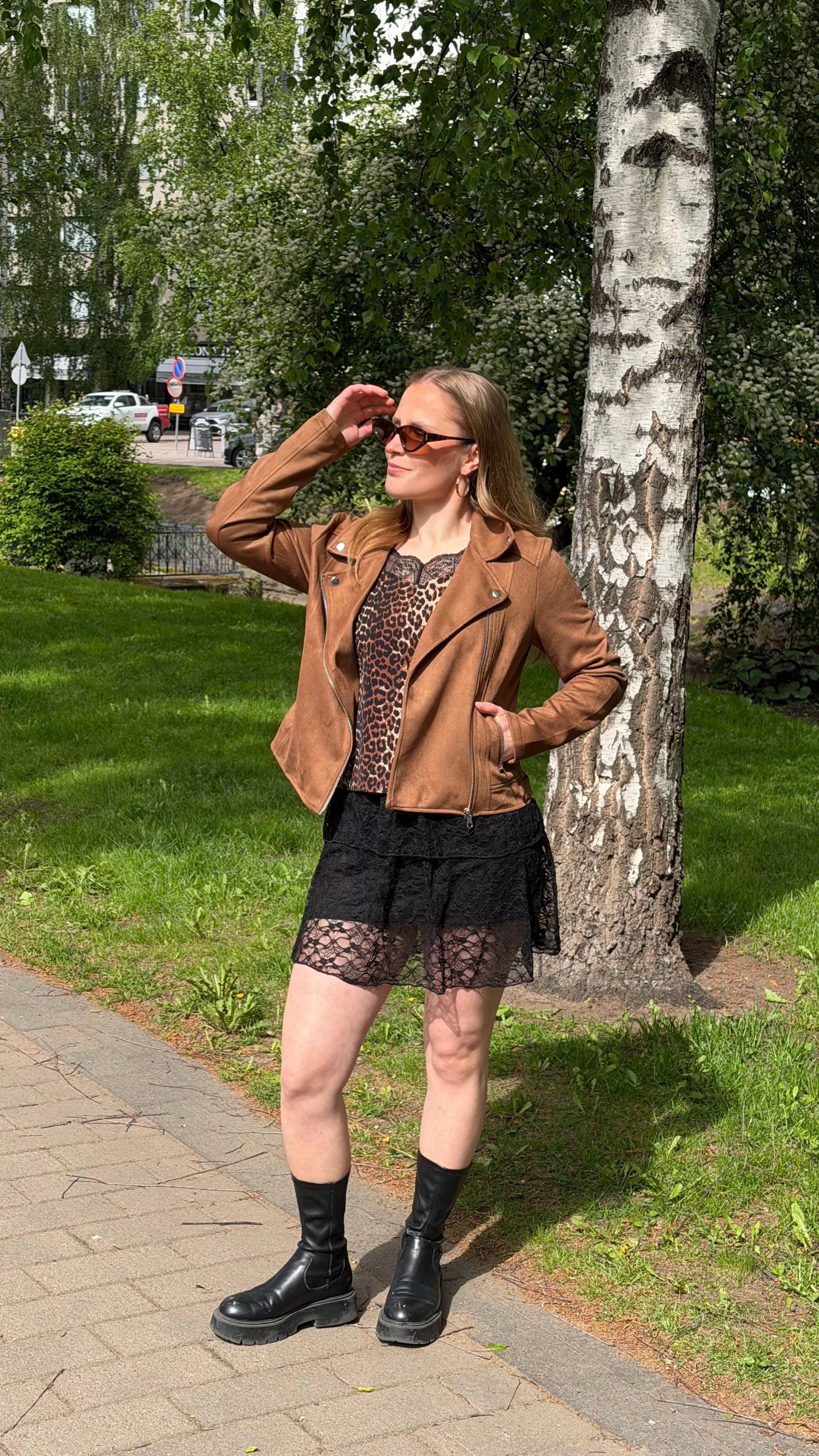 NMISABEL Short Skirt - Black