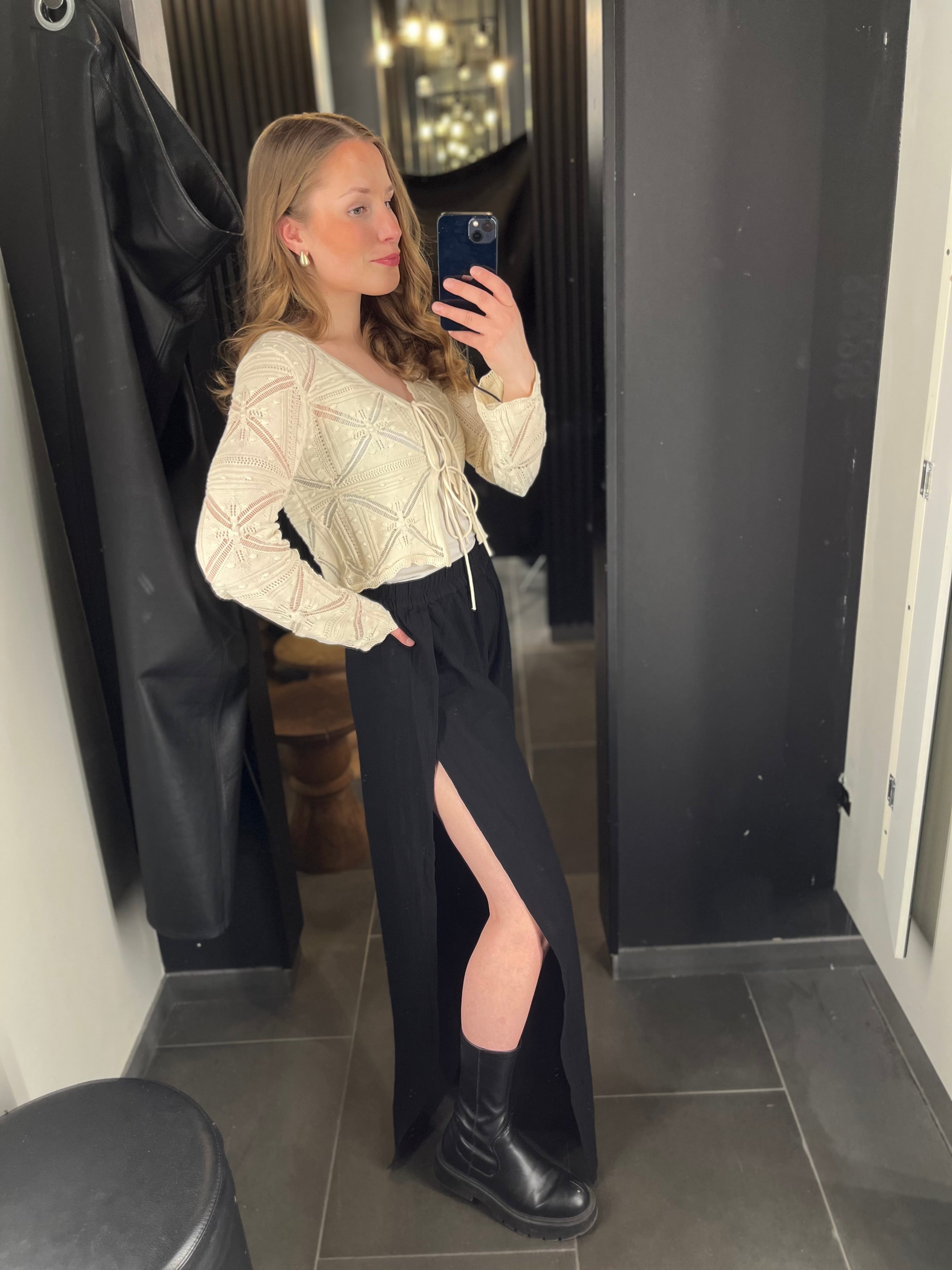 PCAGNES Trousers - Black