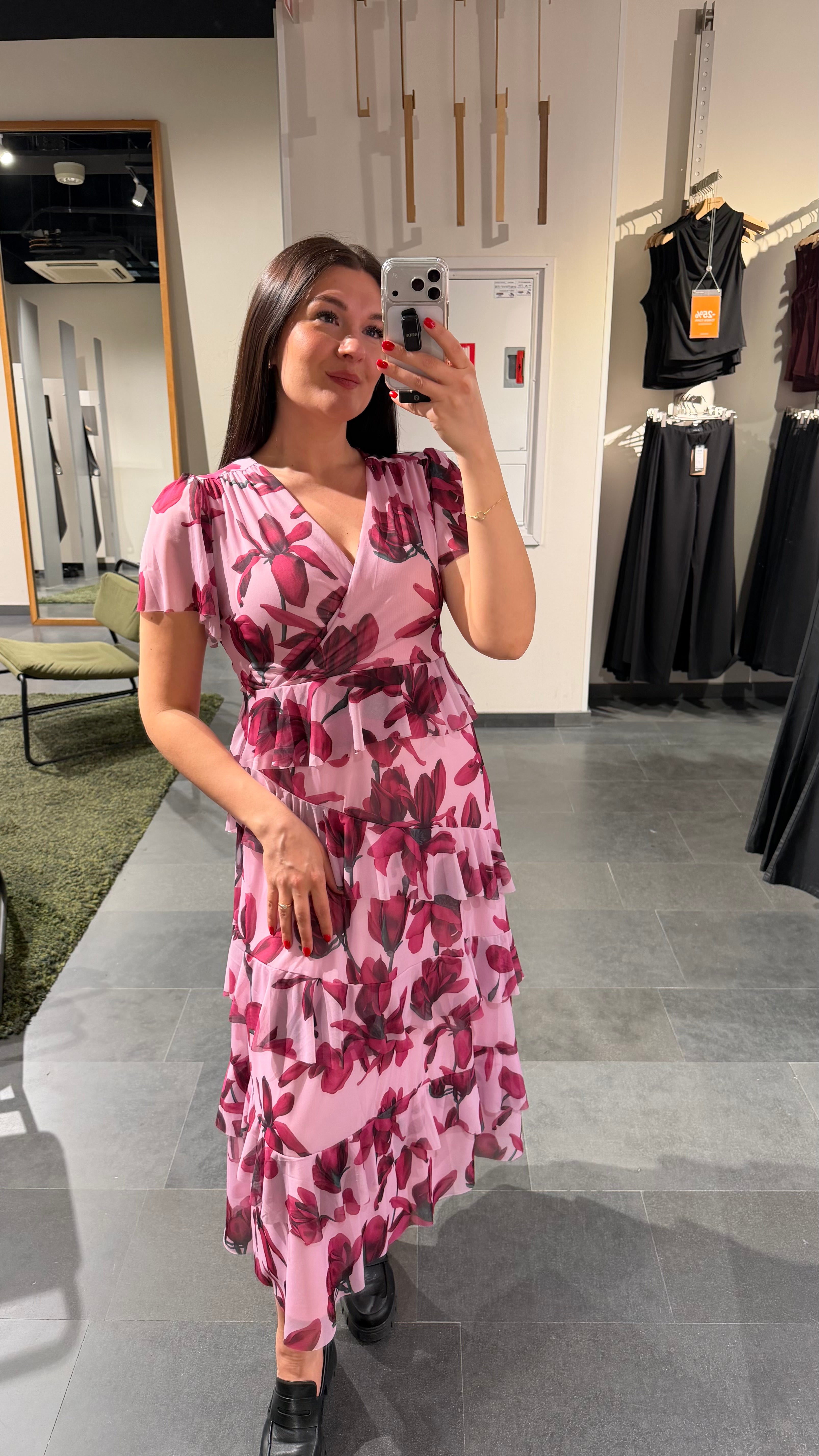AWBLAIR Long Dress - Parfait Pink